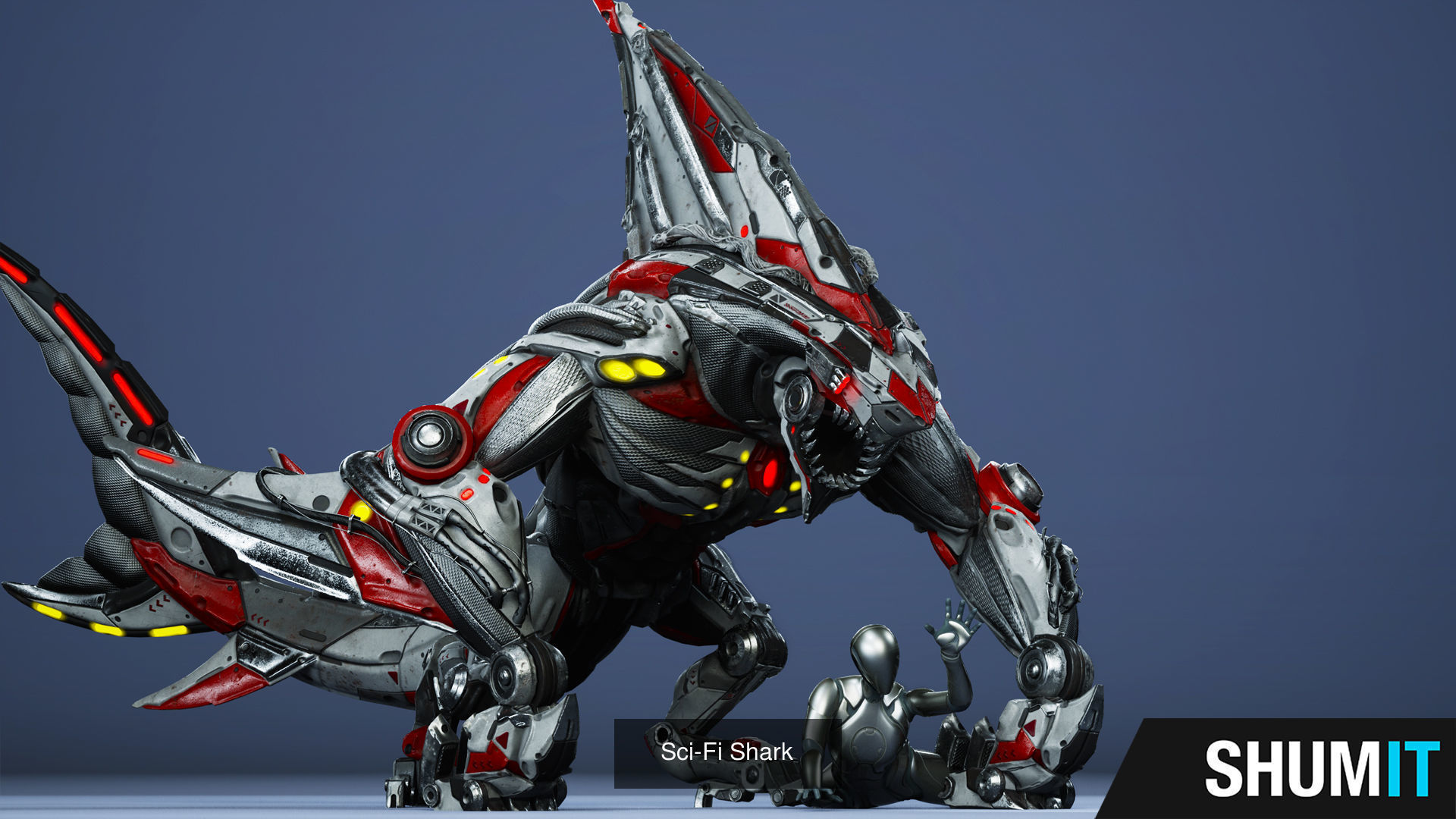 Sci-Fi Boss Pack 3D Model Collection_11
