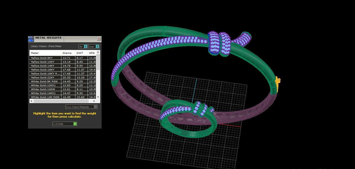 2 versiyon tiffany bileklik 3D print model_3