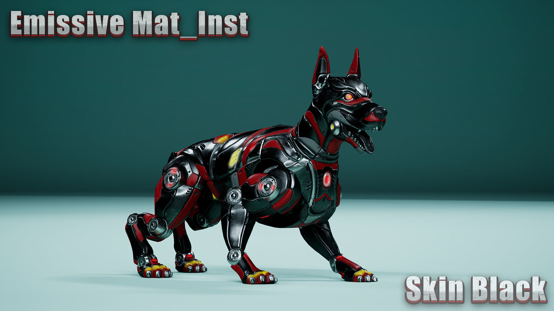 Sci-Fi Animals Robots Pack 3D Model Collection_13