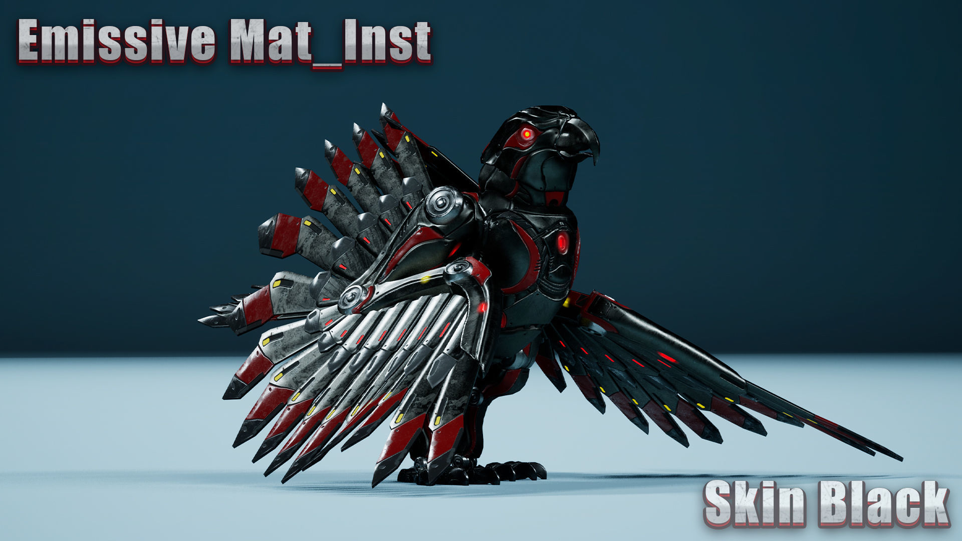 Sci-Fi Animals Robots Pack 3D Model Collection_11