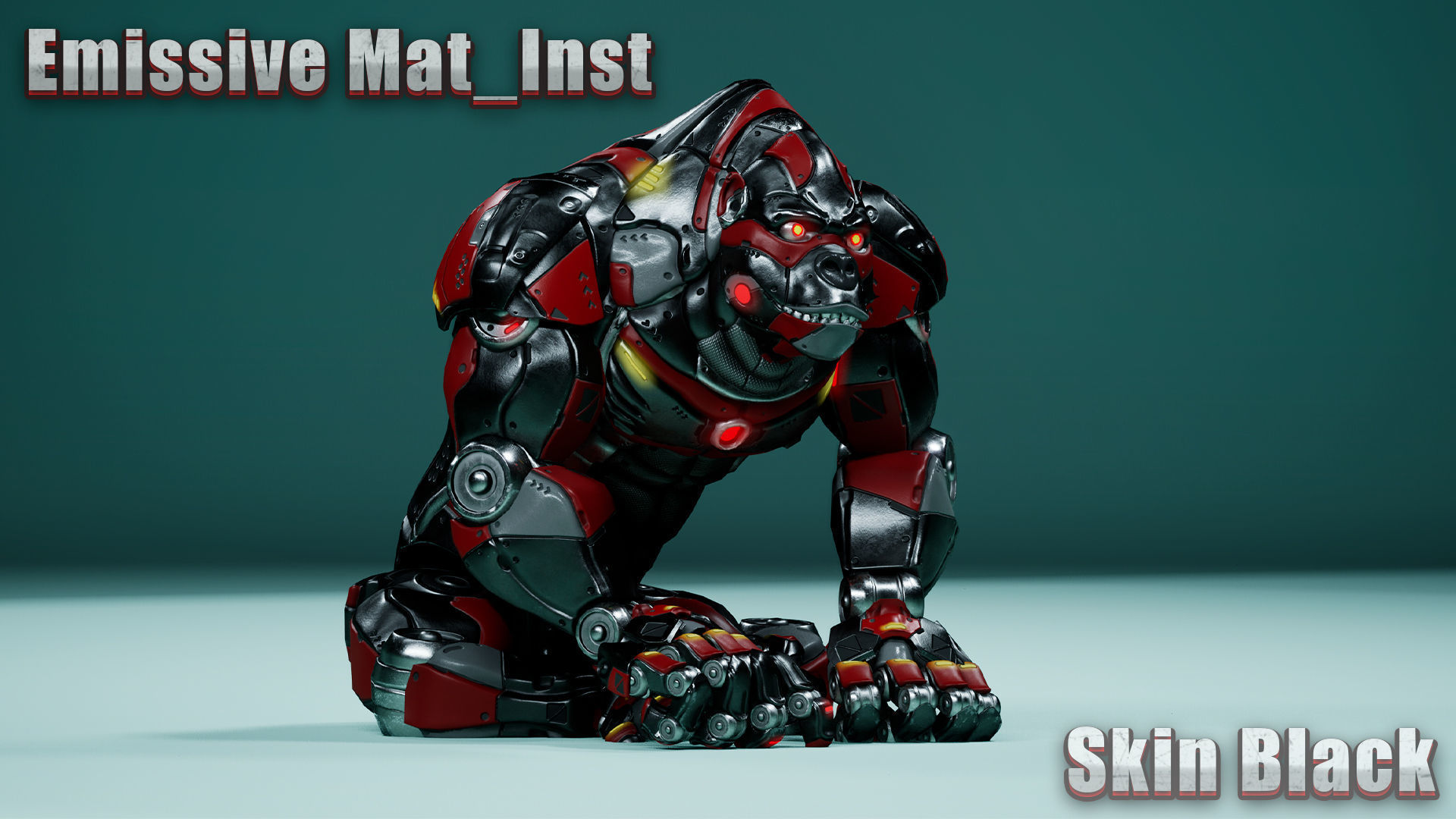 Sci-Fi Animals Robots Pack 3D Model Collection_21