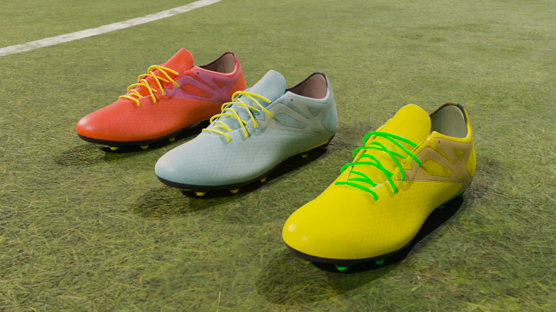 Realistic Soccer Football Shoe 3D model