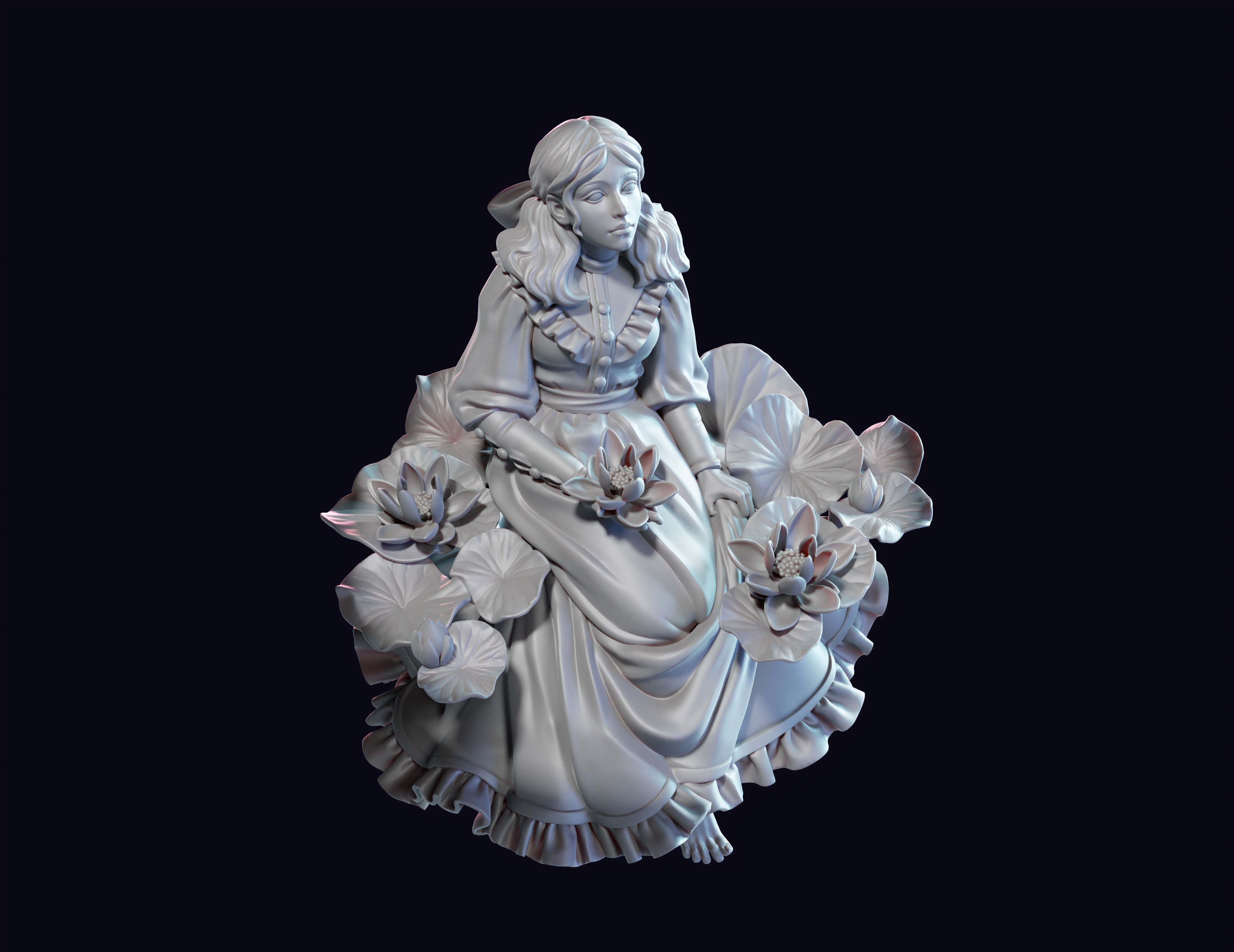 Melancholy 3D print model_1