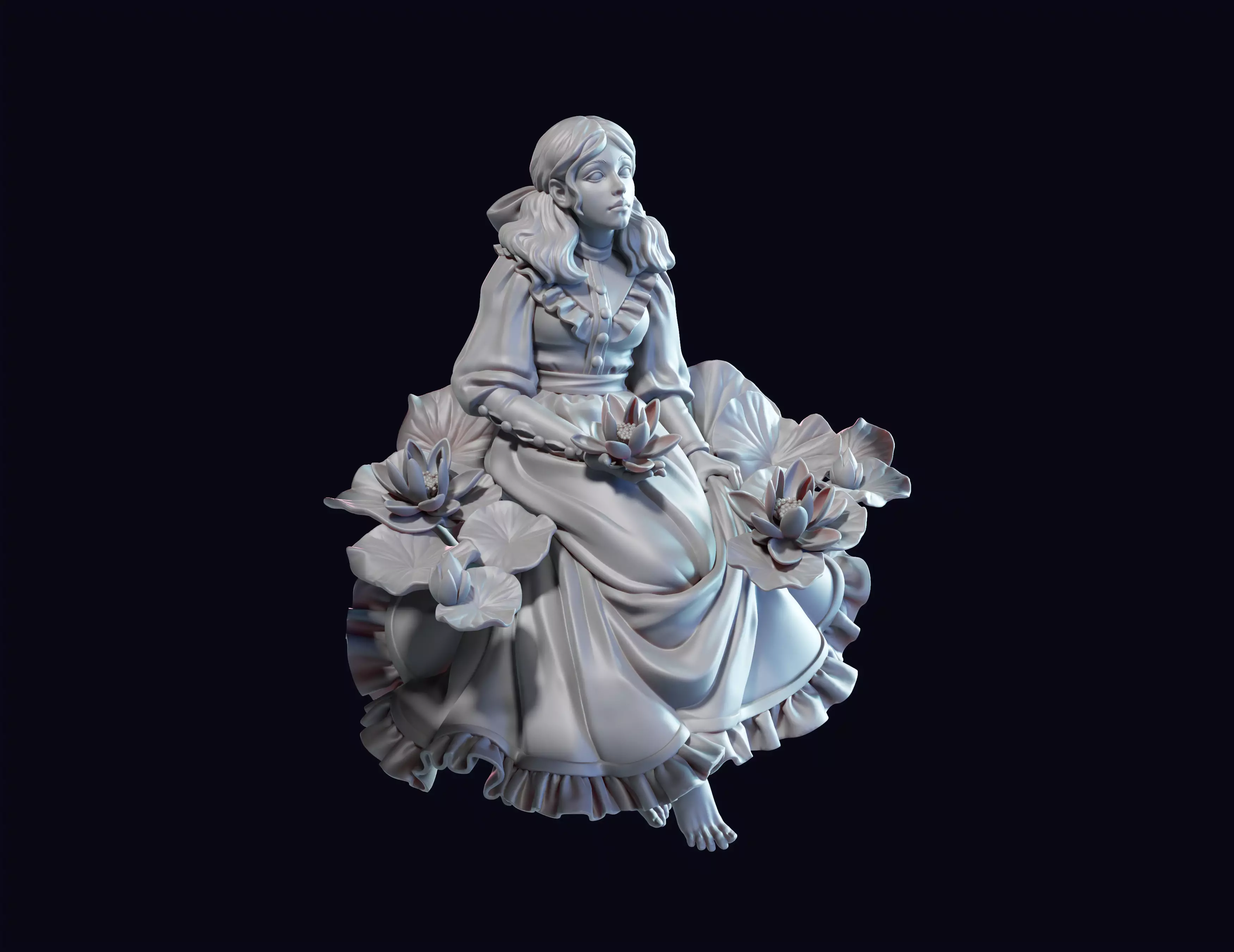 Melancholy 3D print model_0