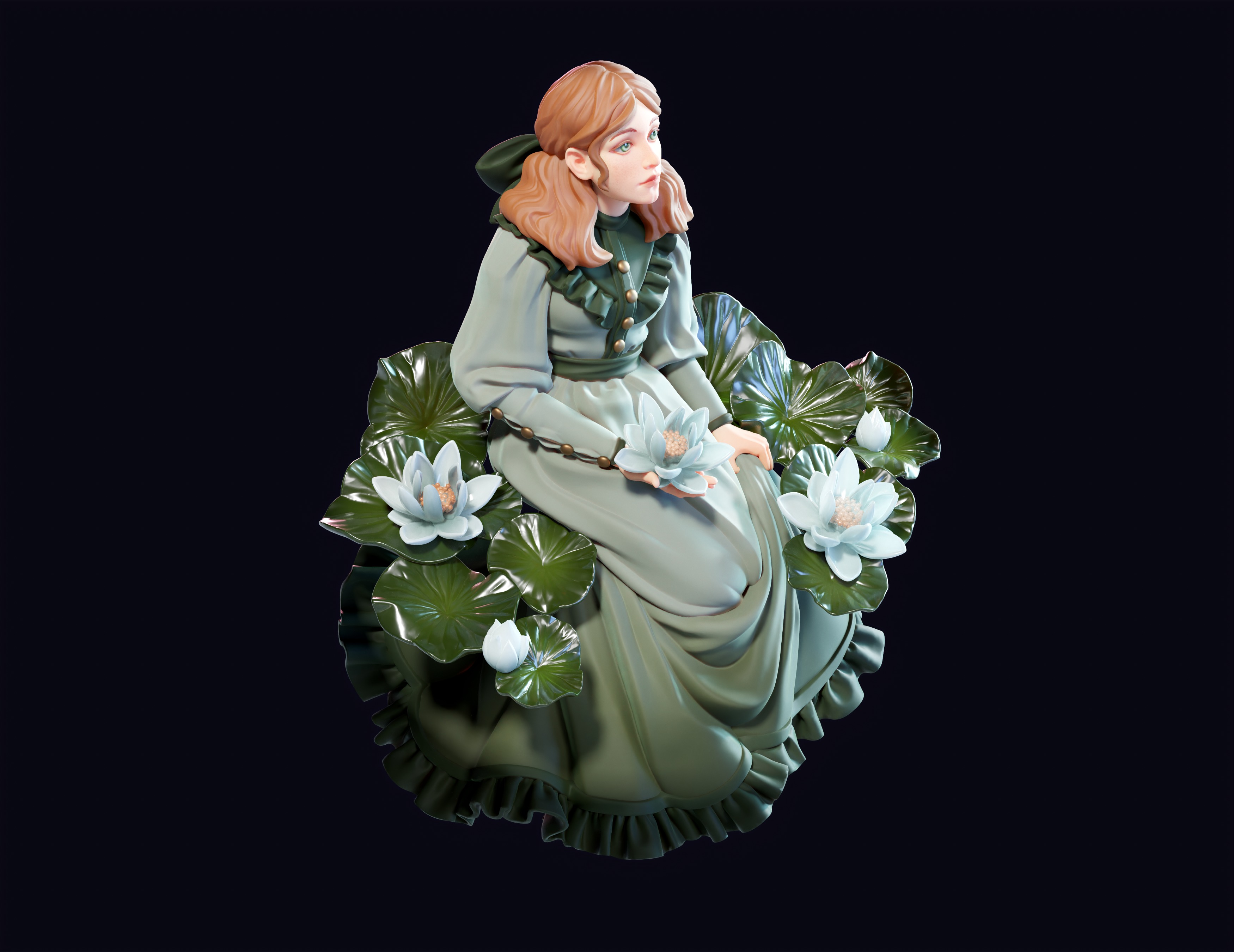 Melancholy 3D print model_8