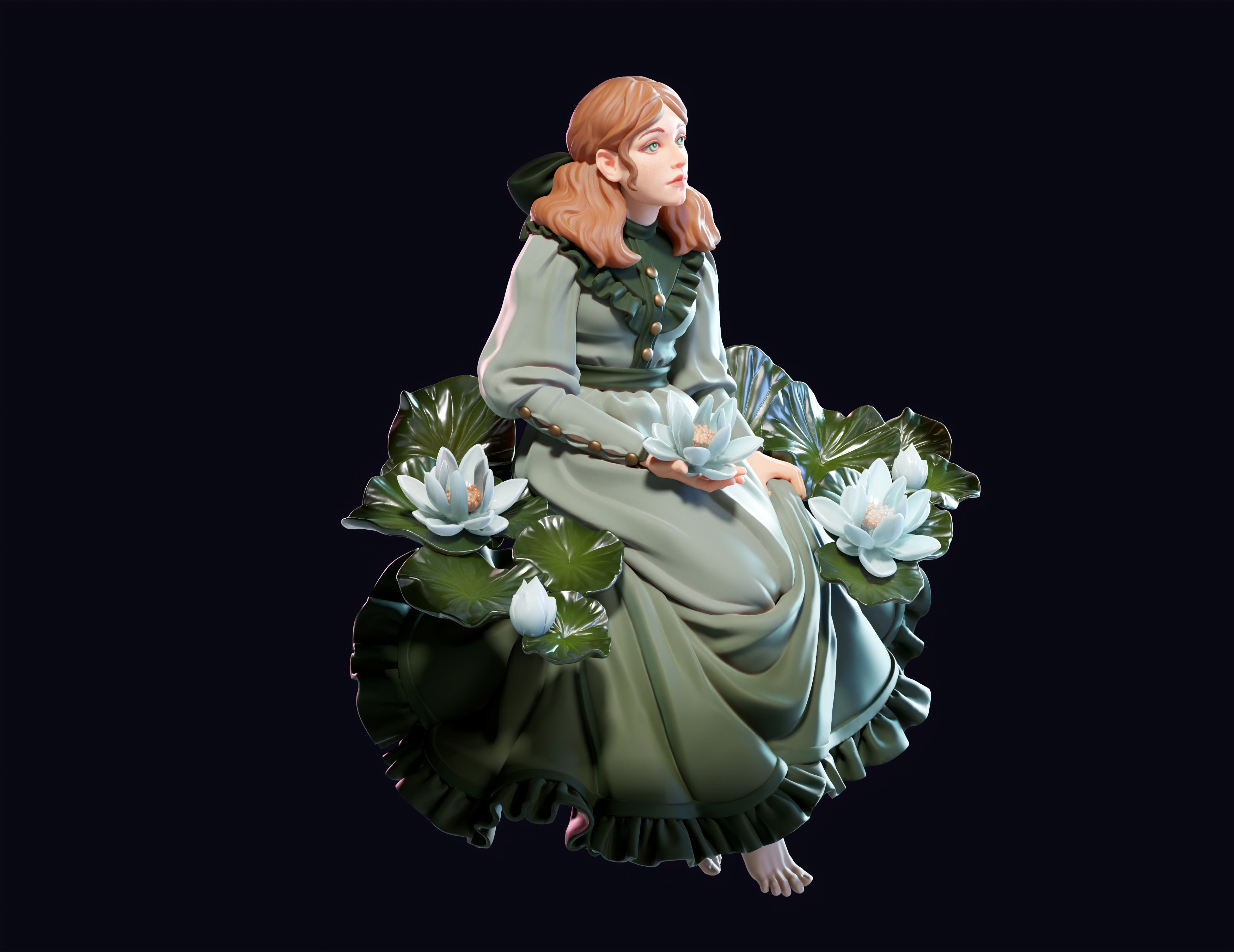 Melancholy 3D print model_5