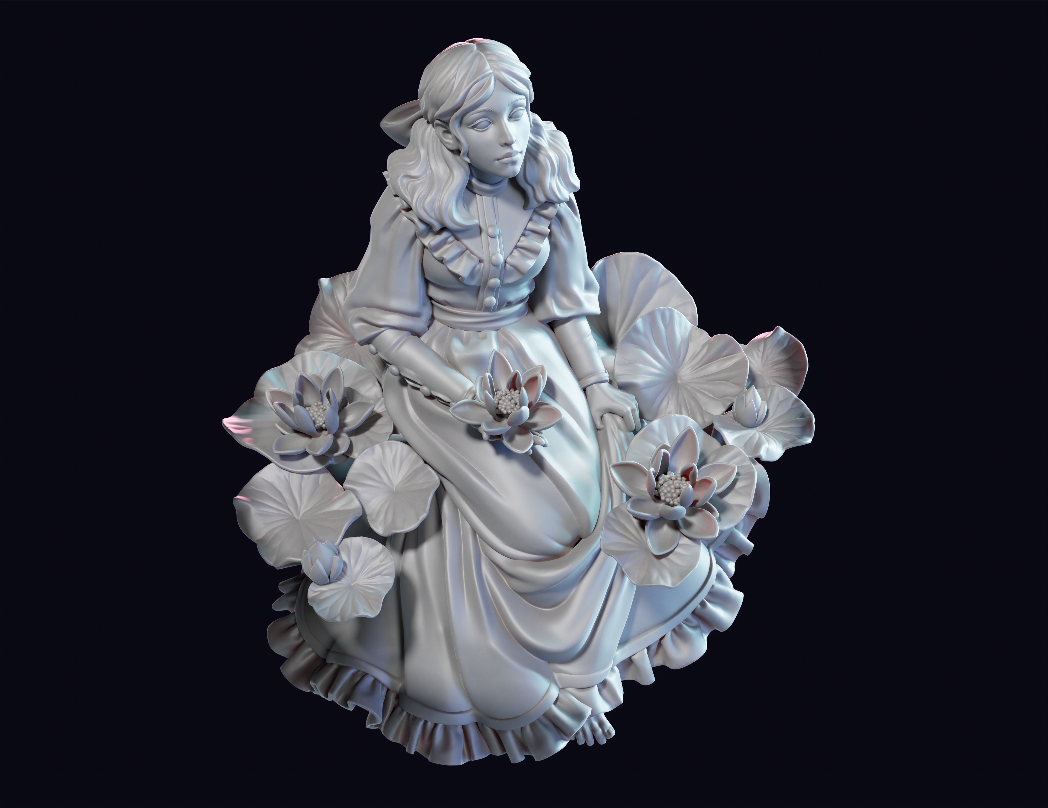 Melancholy 3D print model_2