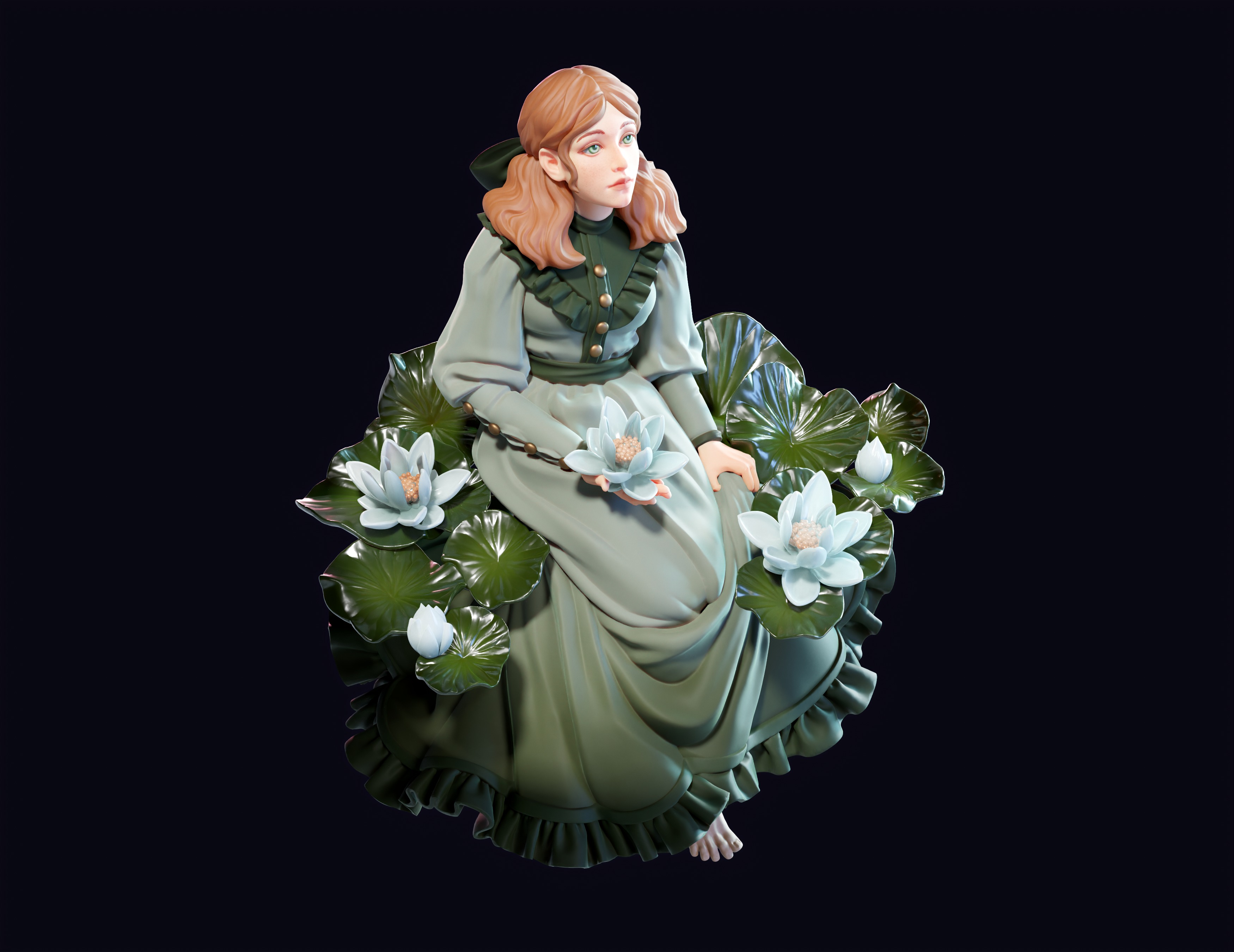 Melancholy 3D print model_7