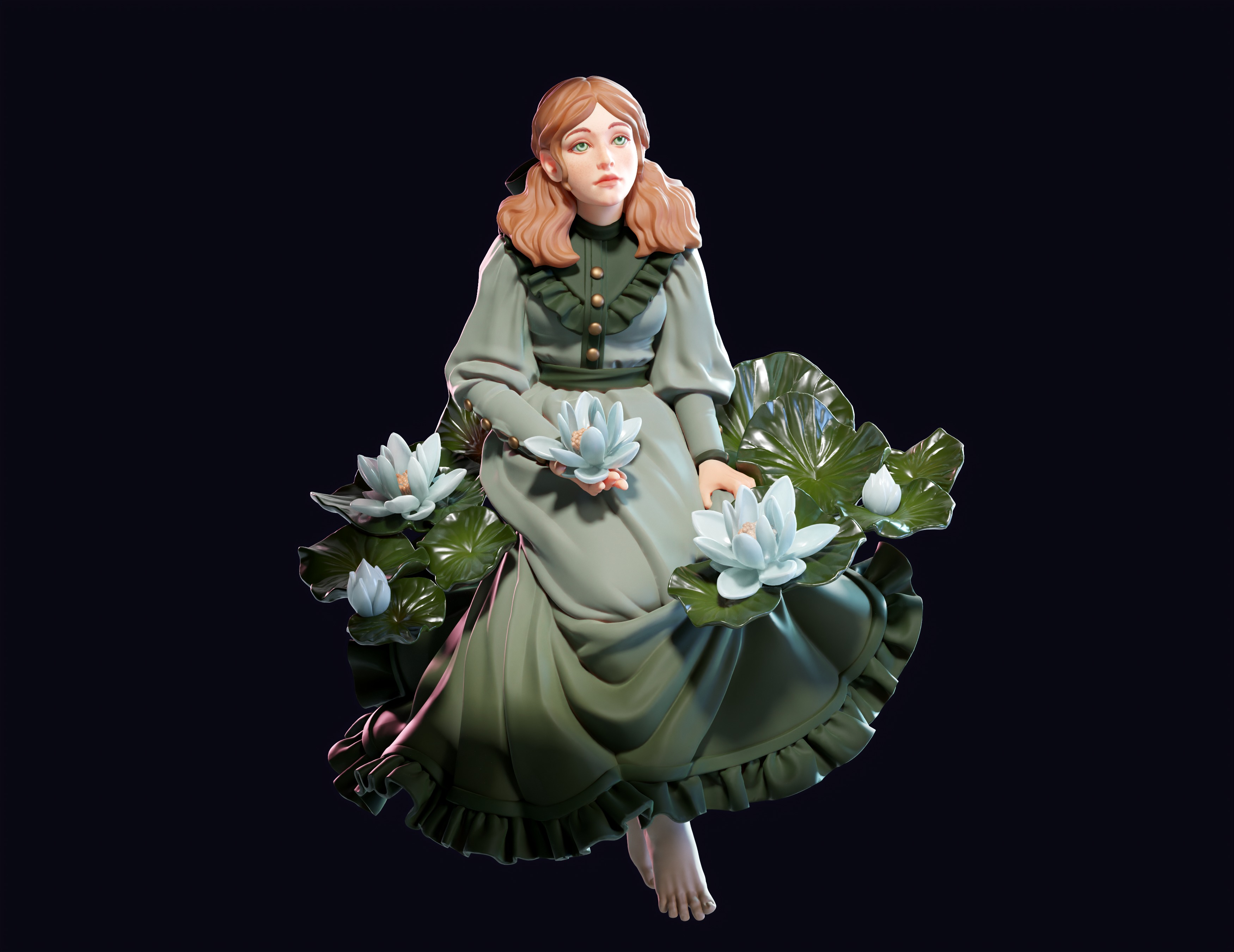 Melancholy 3D print model_6