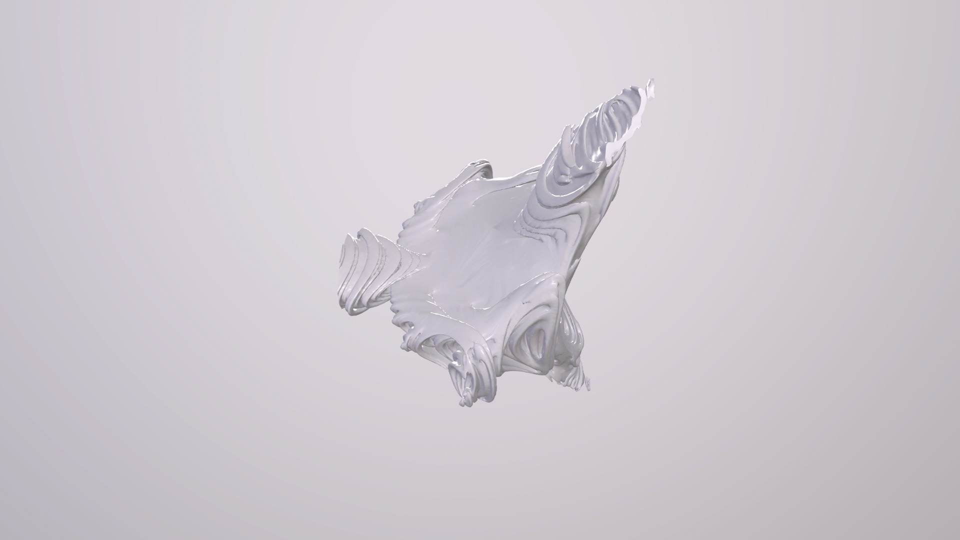 Bionic structures Organic Forms Figures Fractals Free 3D model_2