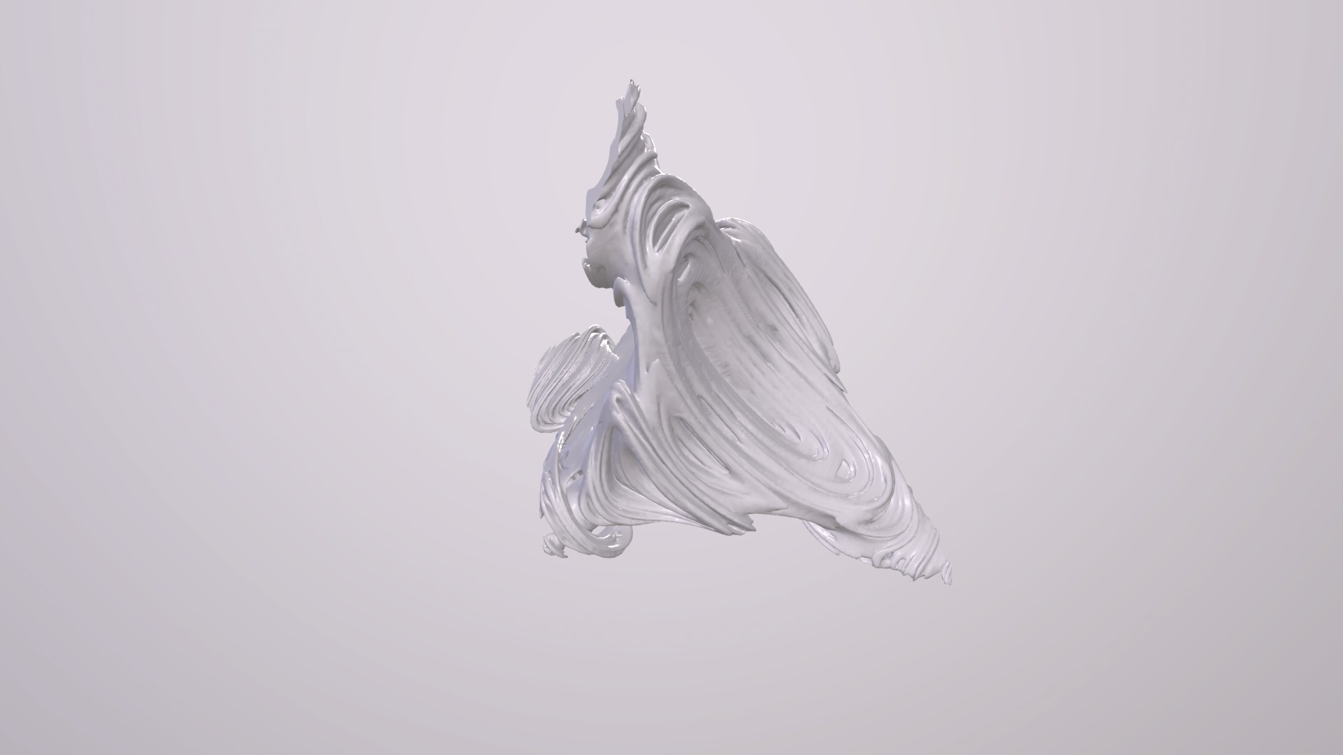 Bionic structures Organic Forms Figures Fractals Free 3D model_4