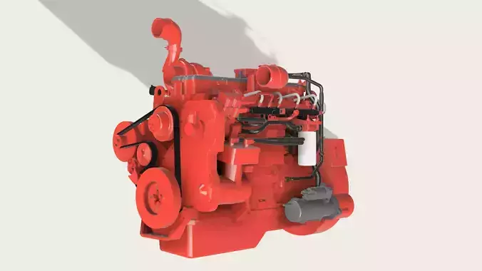 SAA6D114E-3 KOMATSU QSC QSL CUMMINS DIESEL ENGINE