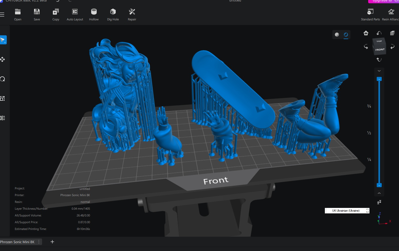 Skater 3D print model_2