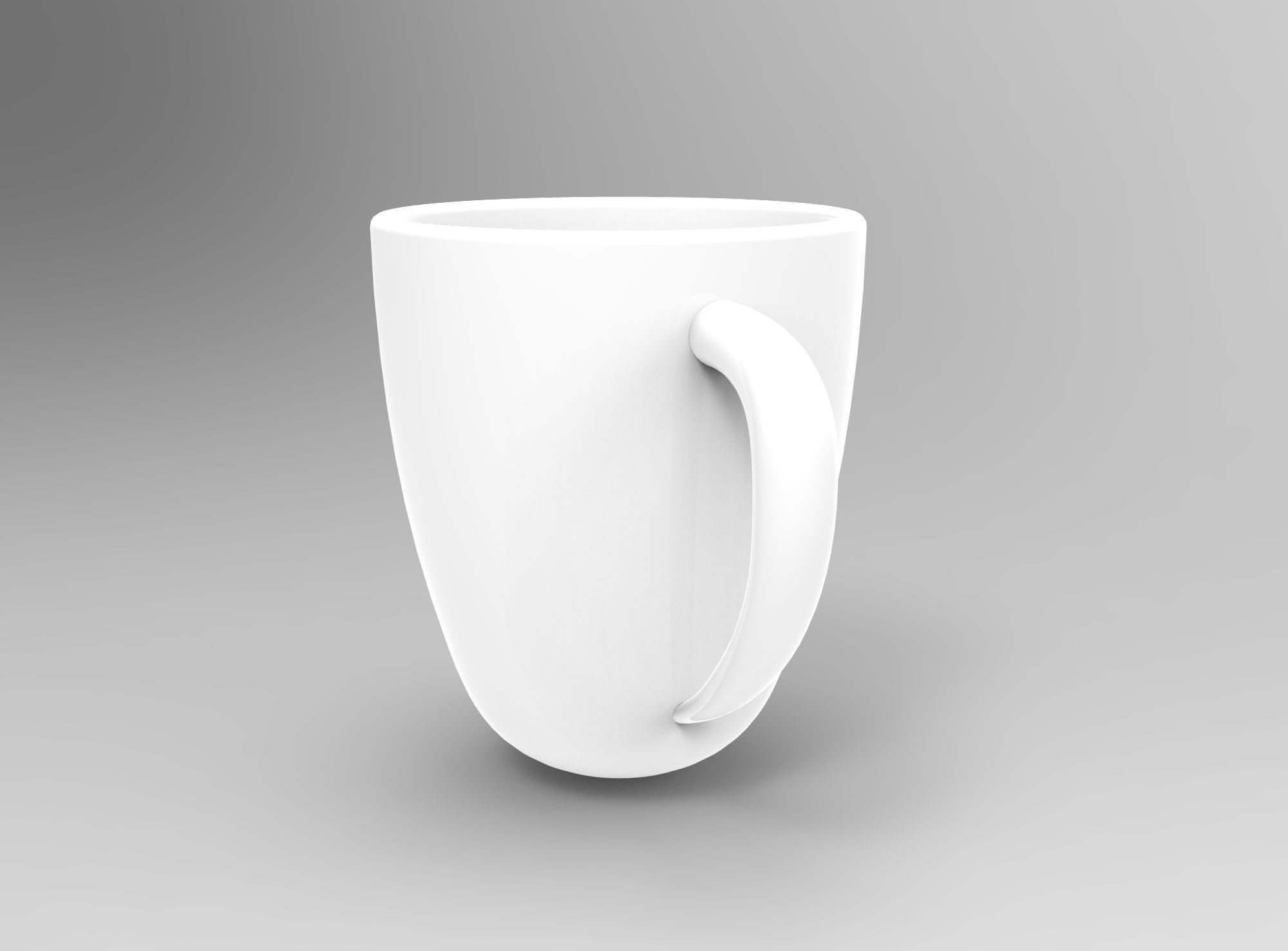 coffee tea cup 3D print model_3
