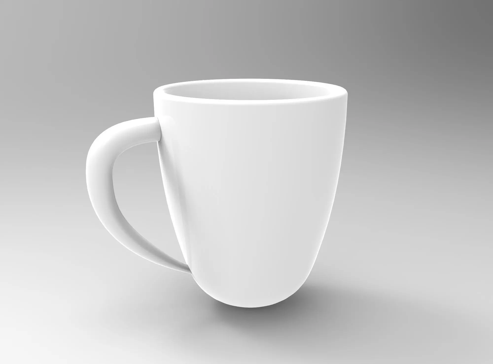 coffee tea cup 3D print model_0