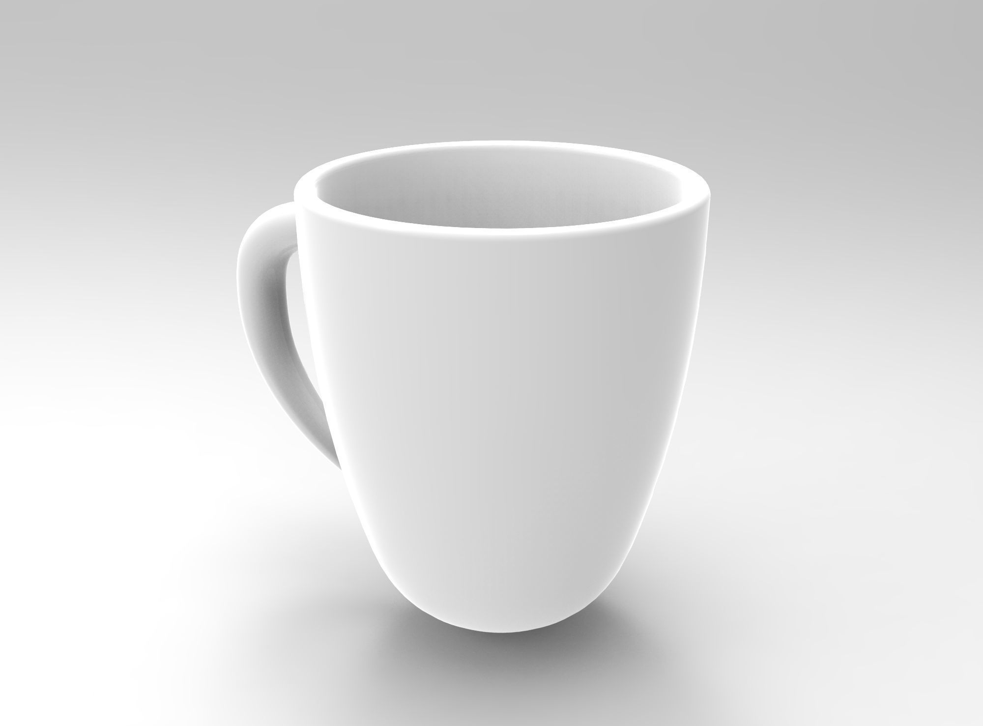 coffee tea cup 3D print model_1
