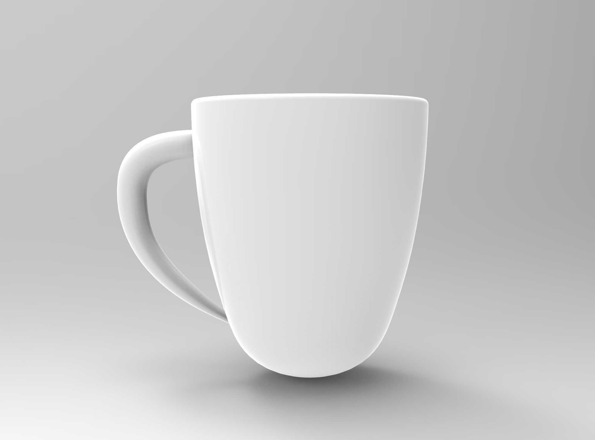 coffee tea cup 3D print model_2