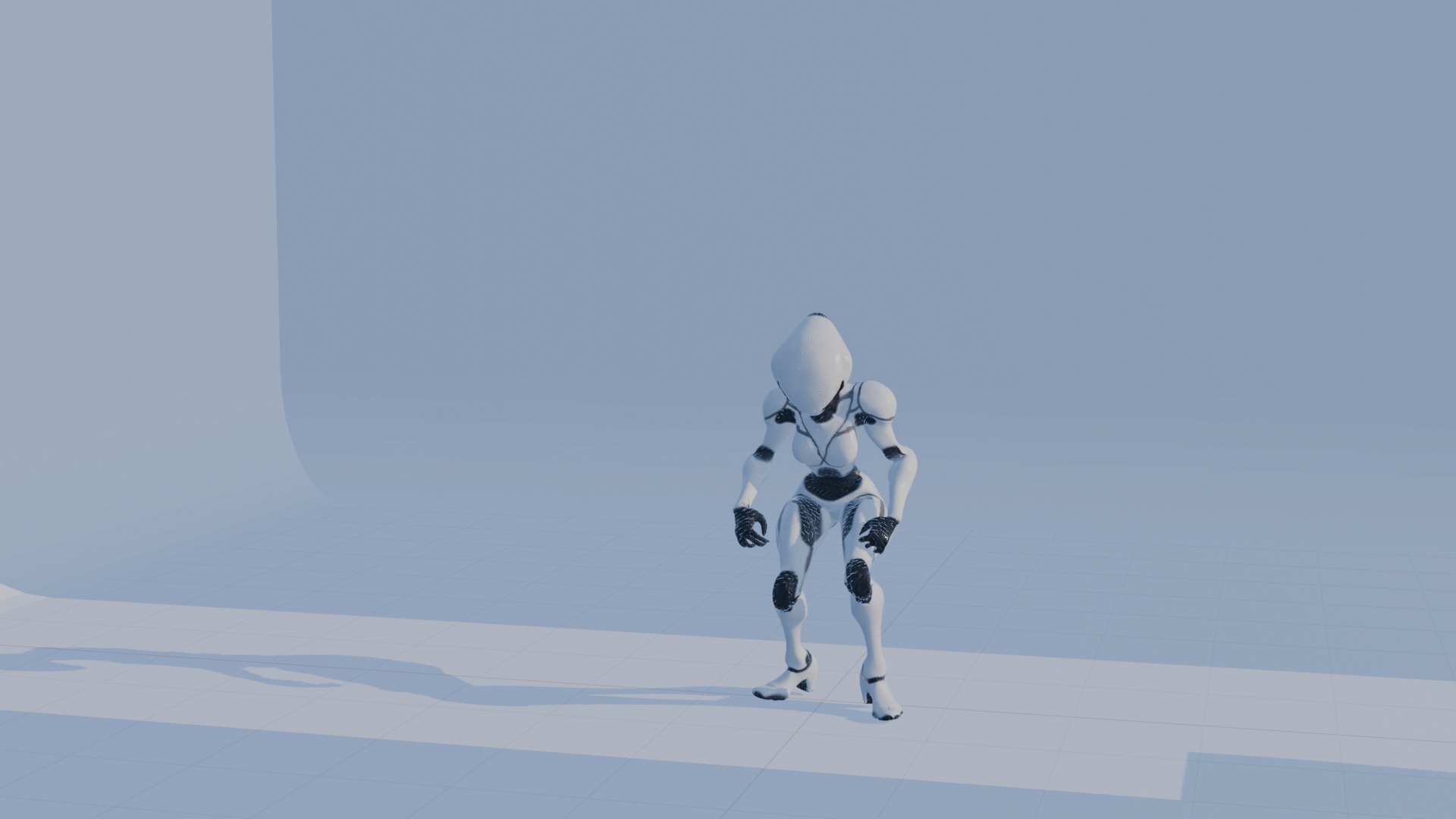 Cyber Sentinel - Game Optimized Character Low-poly 3D model_59