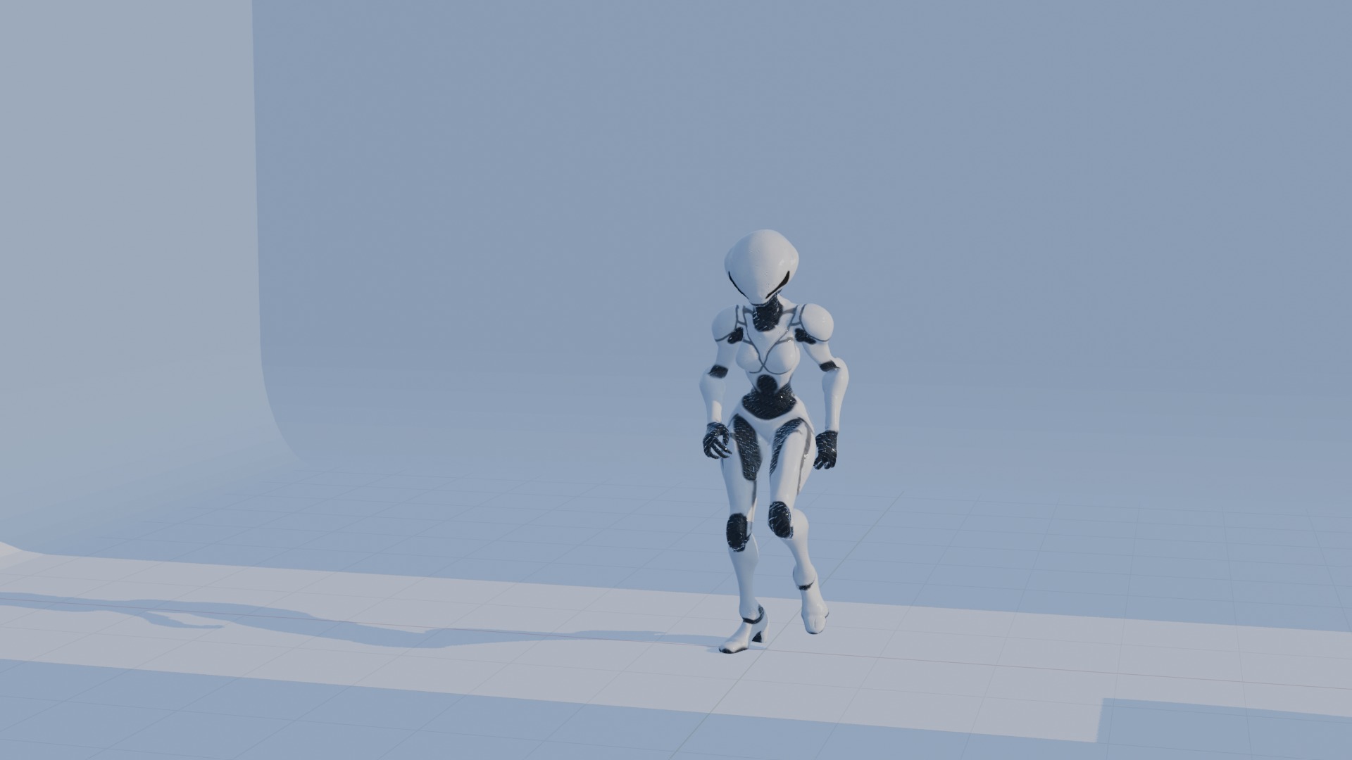 Cyber Sentinel - Game Optimized Character Low-poly 3D model_101