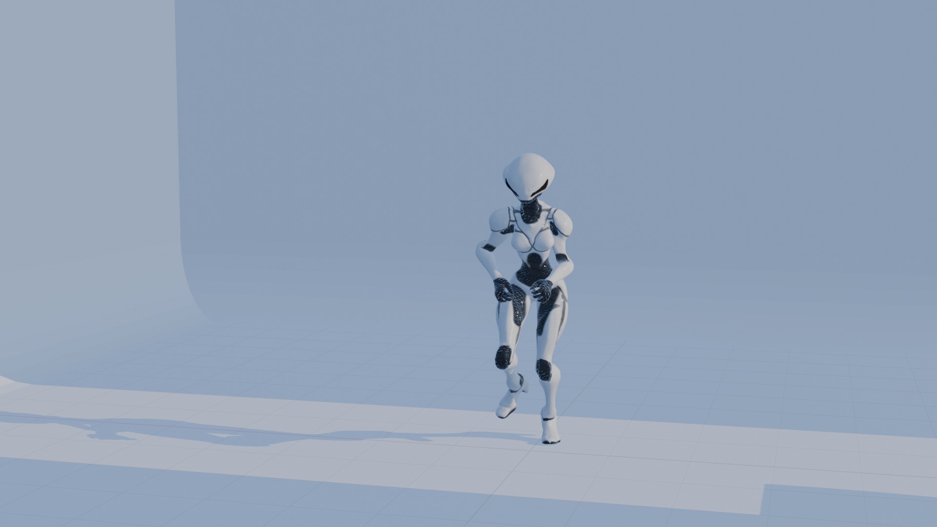 Cyber Sentinel - Game Optimized Character Low-poly 3D model_21