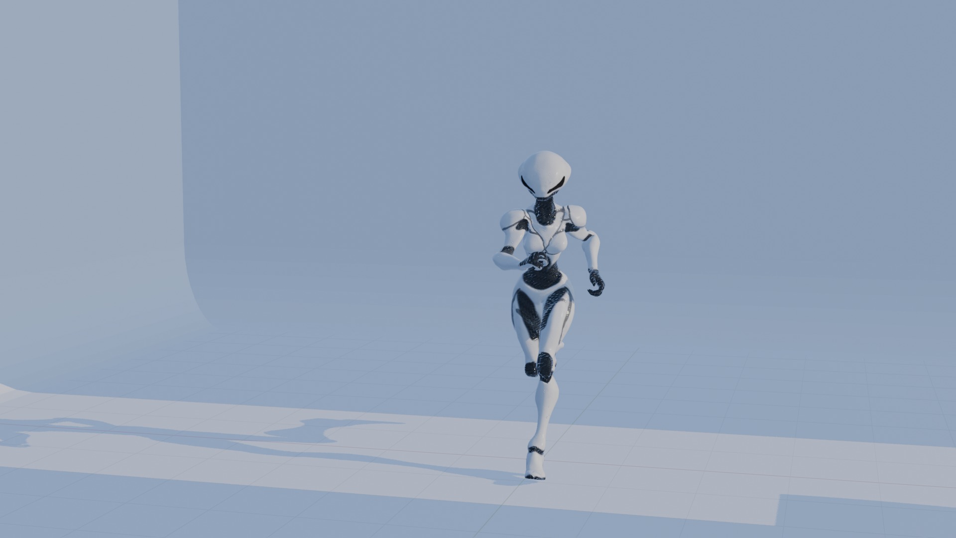 Cyber Sentinel - Game Optimized Character Low-poly 3D model_22