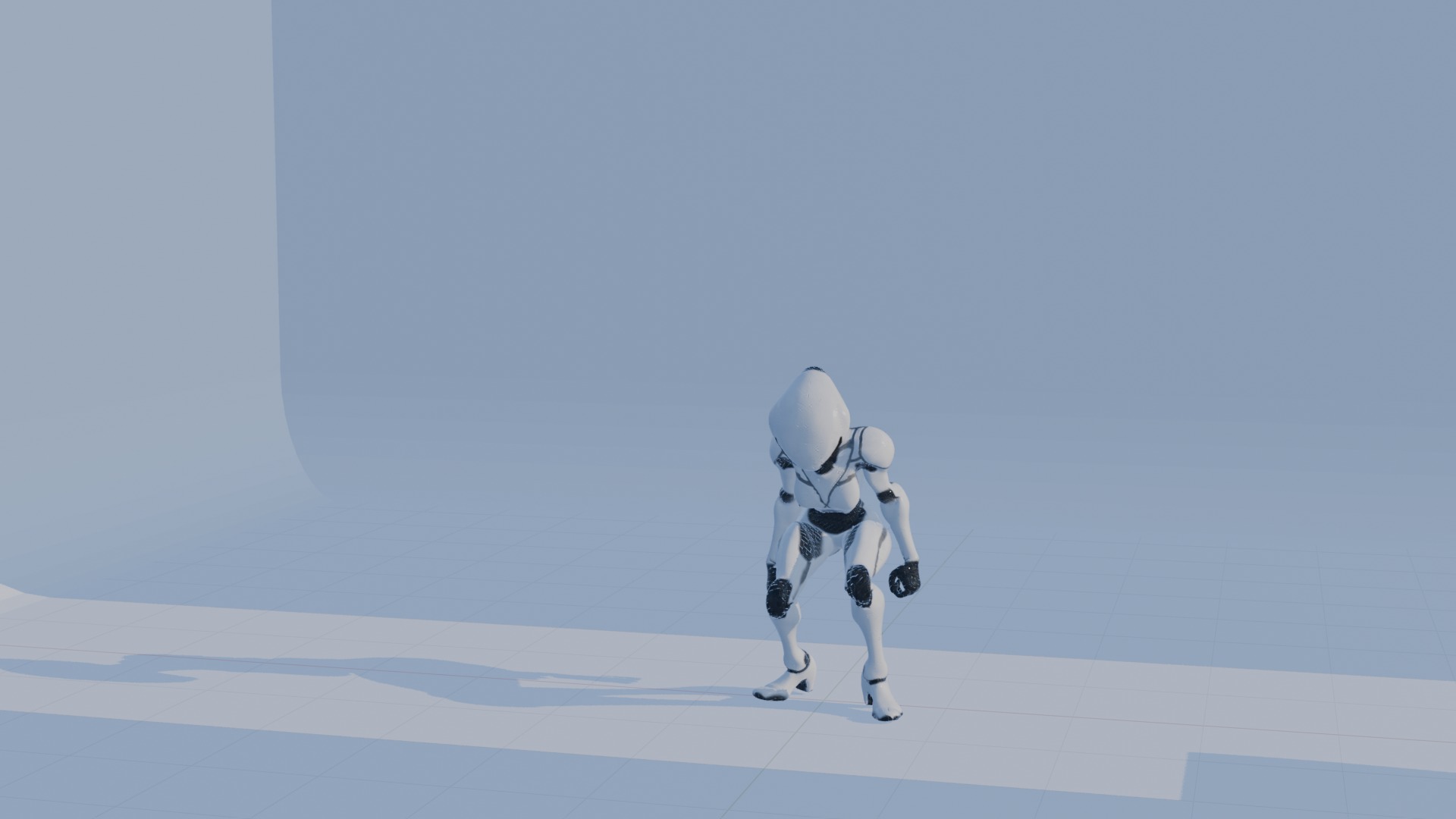 Cyber Sentinel - Game Optimized Character Low-poly 3D model_25