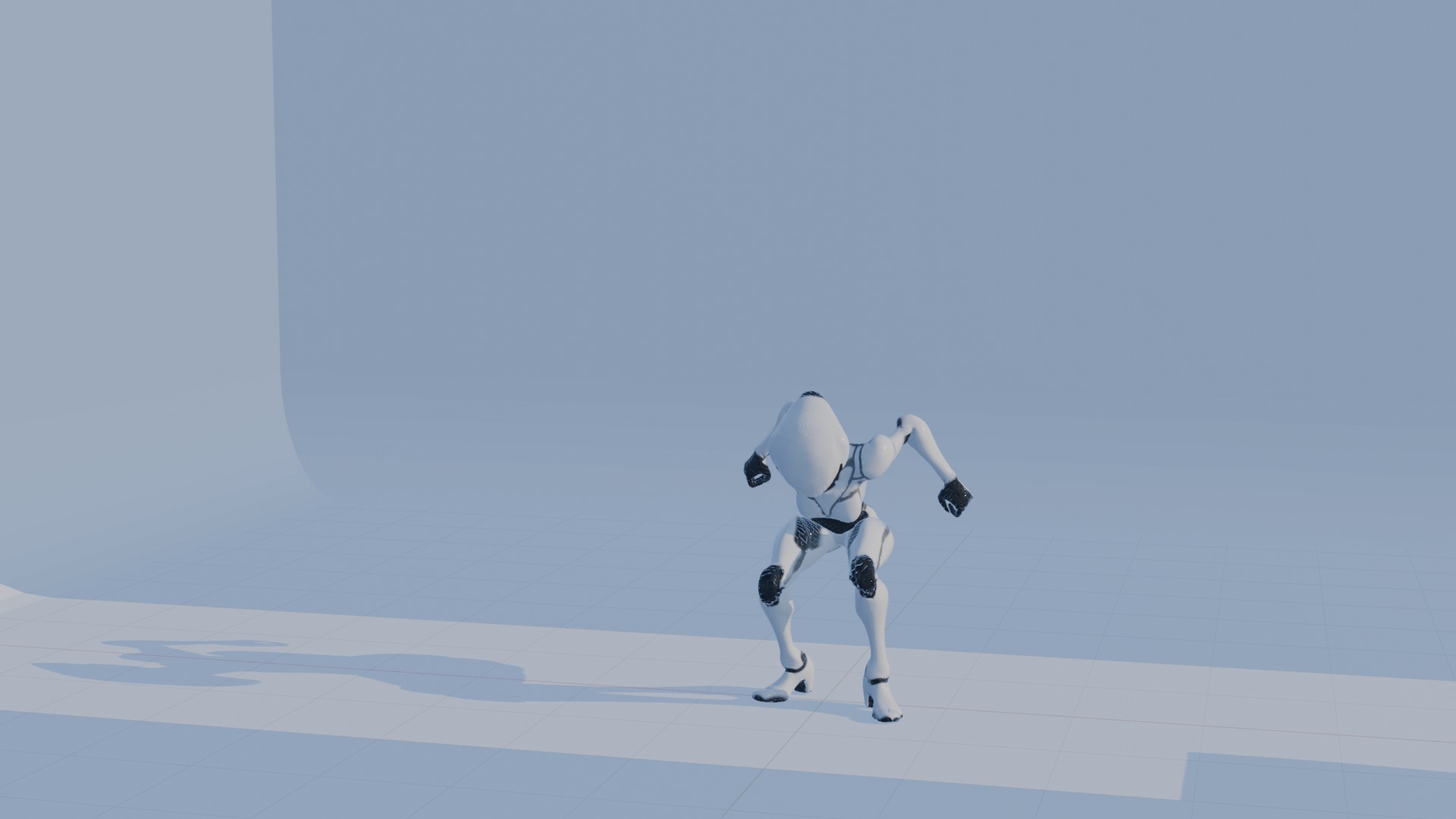 Cyber Sentinel - Game Optimized Character Low-poly 3D model_52