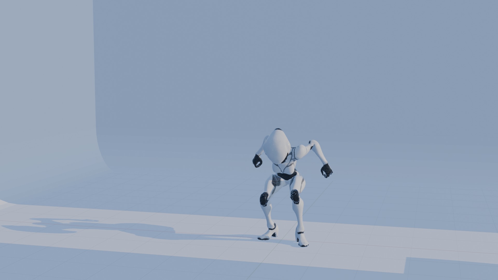 Cyber Sentinel - Game Optimized Character Low-poly 3D model_10