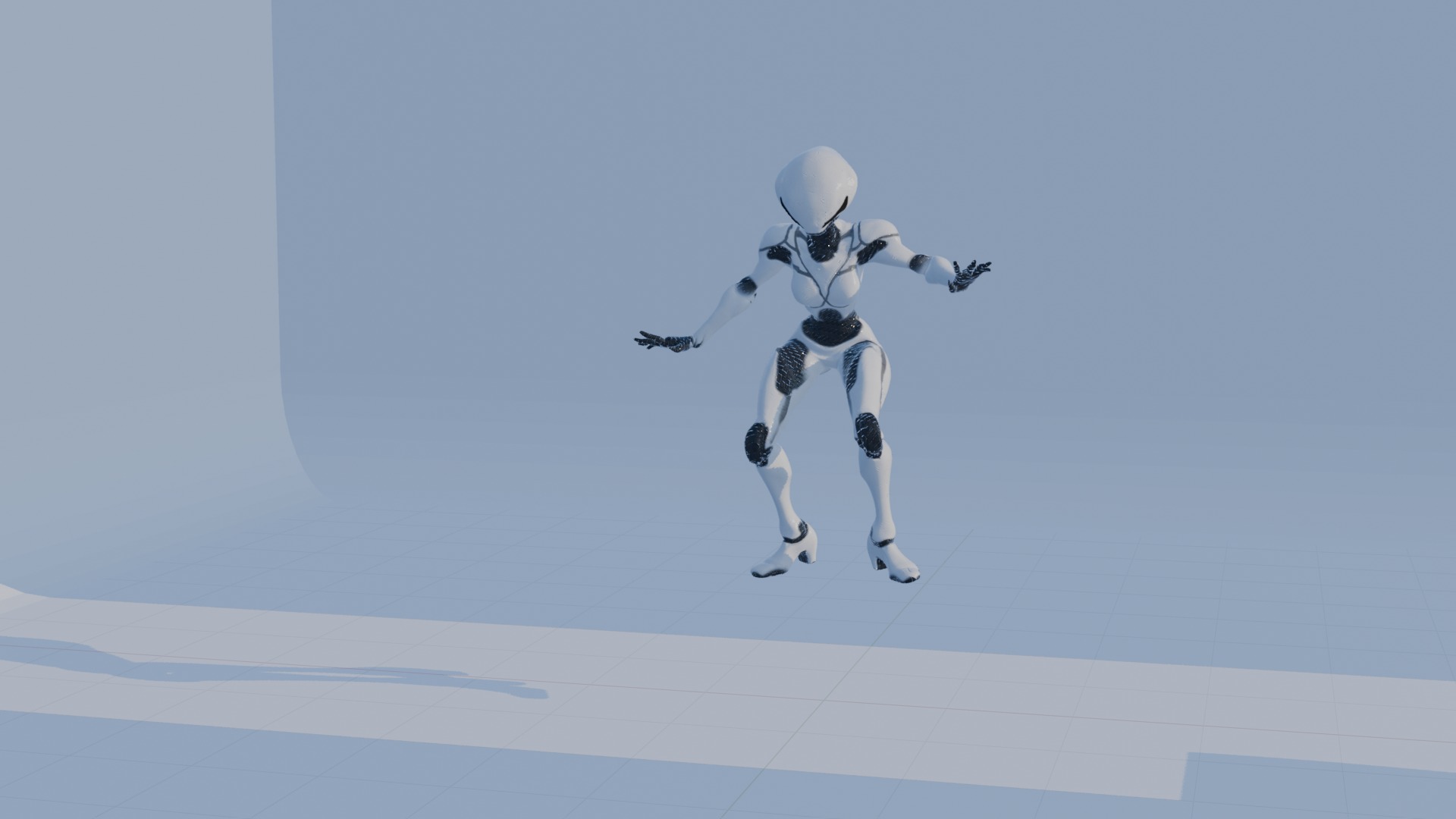 Cyber Sentinel - Game Optimized Character Low-poly 3D model_83