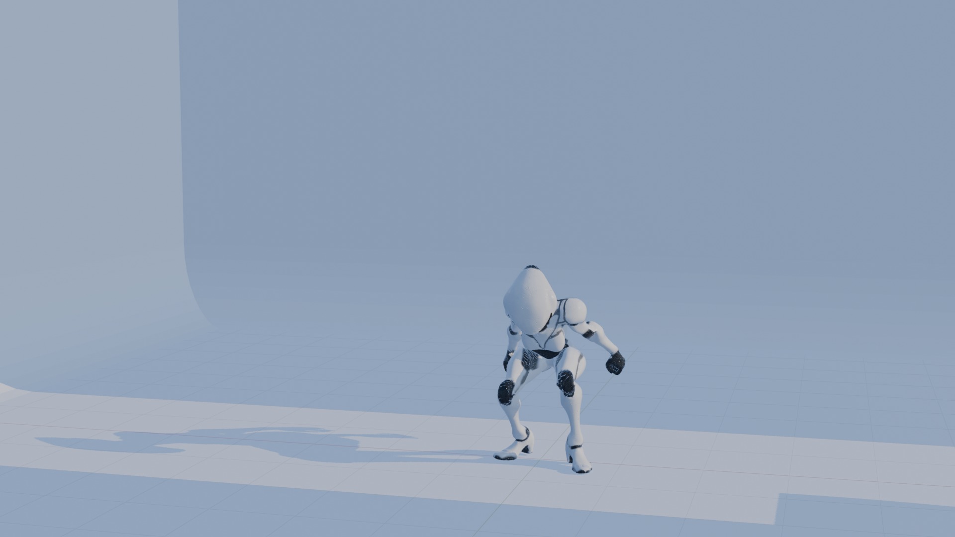 Cyber Sentinel - Game Optimized Character Low-poly 3D model_27