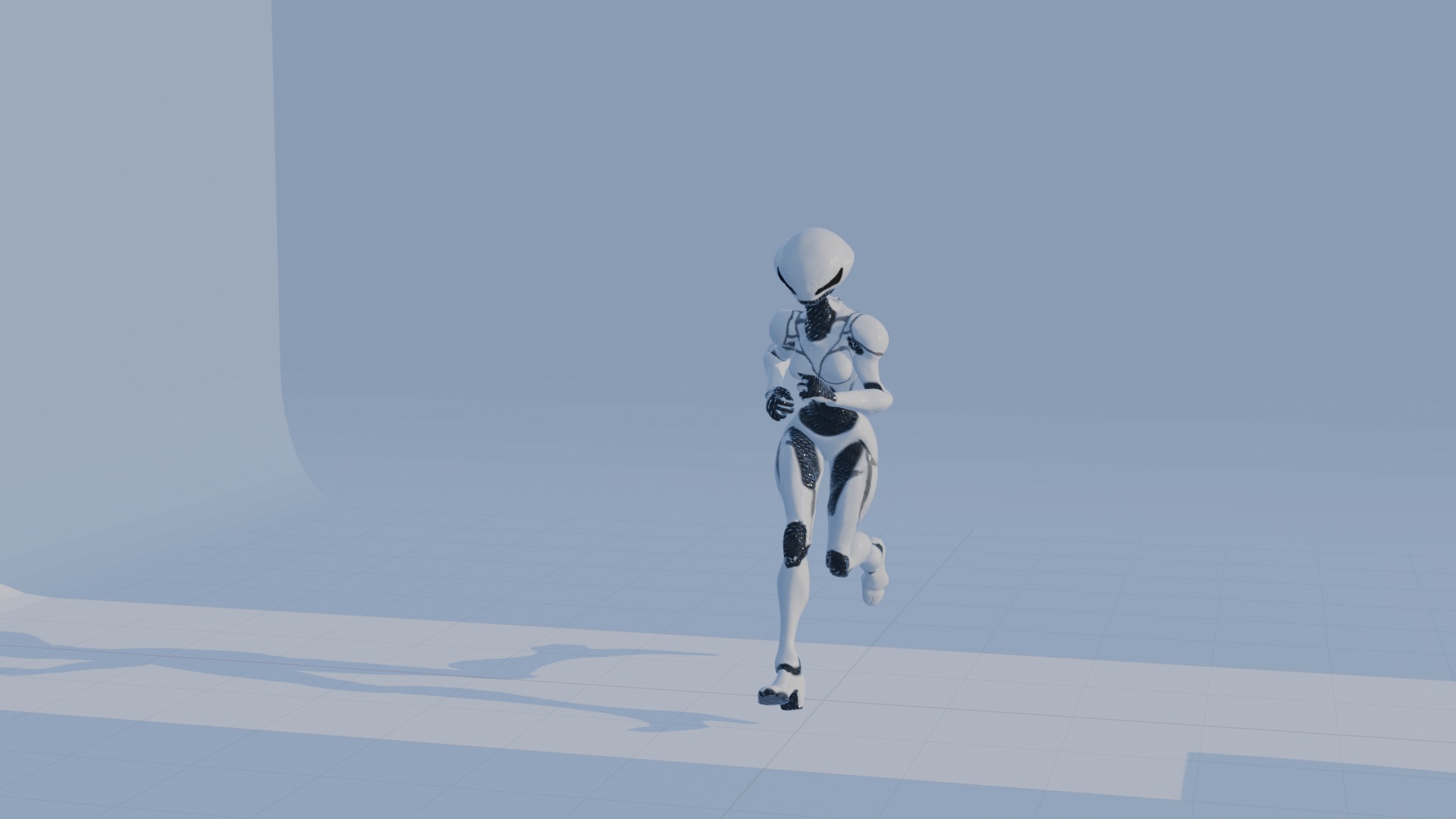 Cyber Sentinel - Game Optimized Character Low-poly 3D model_35