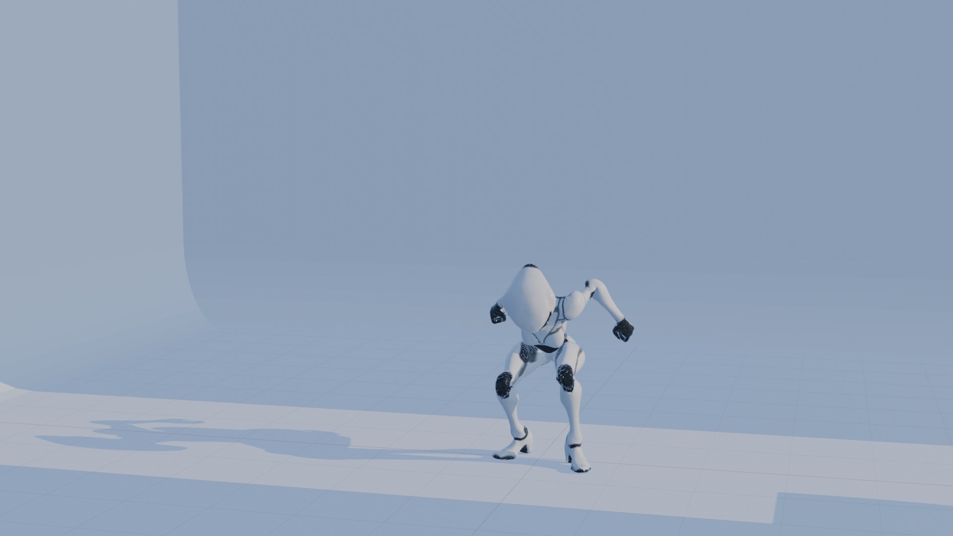 Cyber Sentinel - Game Optimized Character Low-poly 3D model_63