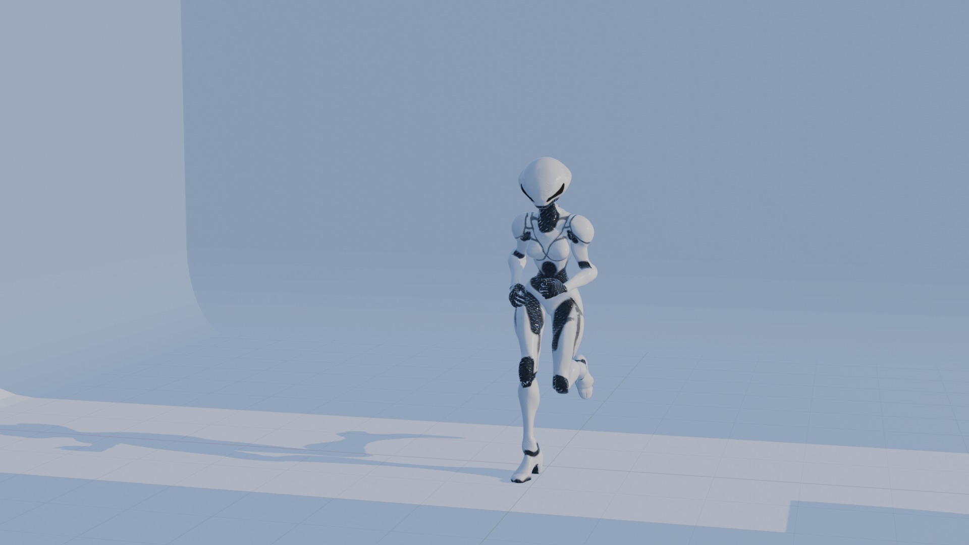 Cyber Sentinel - Game Optimized Character Low-poly 3D model_80