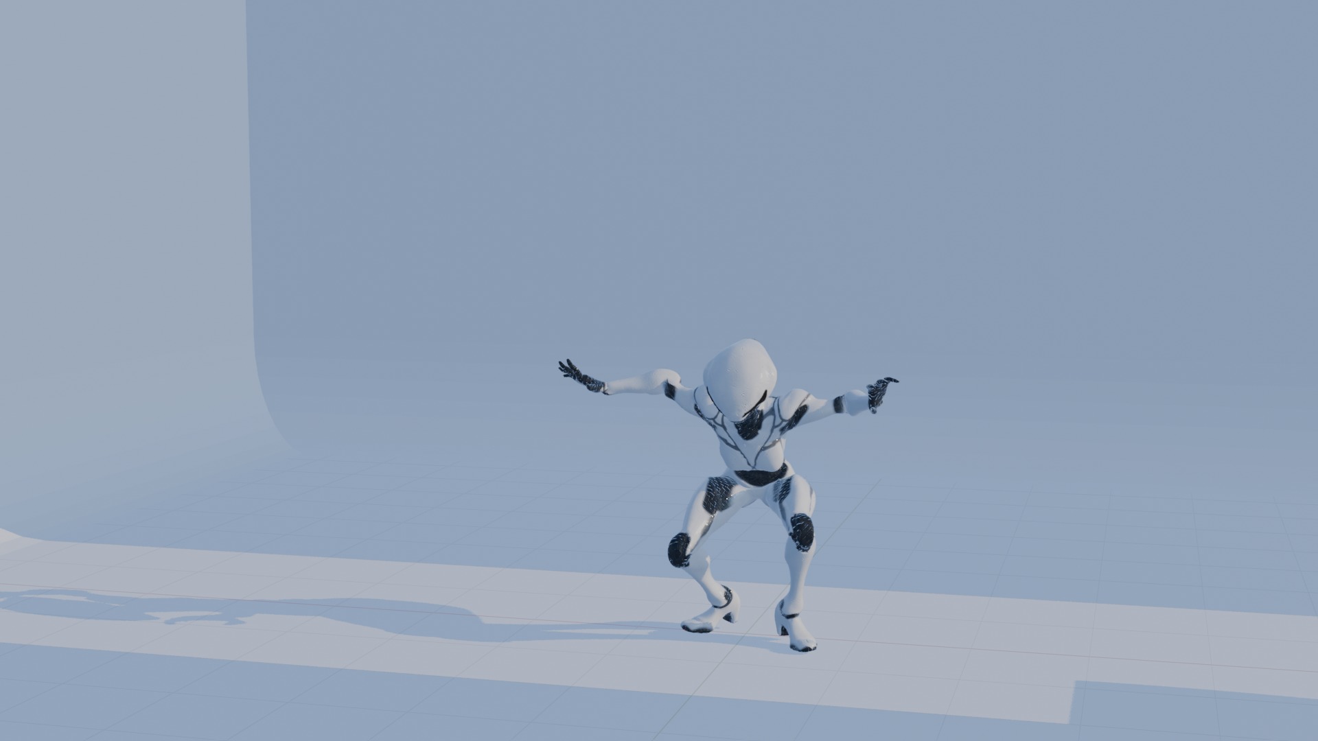 Cyber Sentinel - Game Optimized Character Low-poly 3D model_99