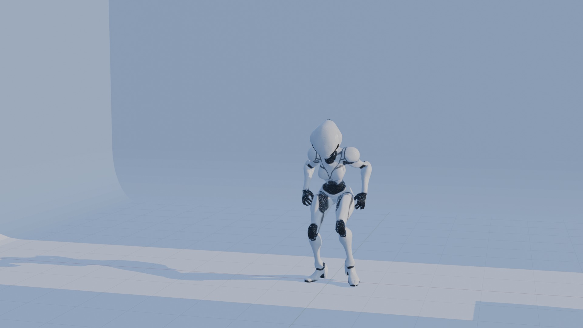 Cyber Sentinel - Game Optimized Character Low-poly 3D model_47
