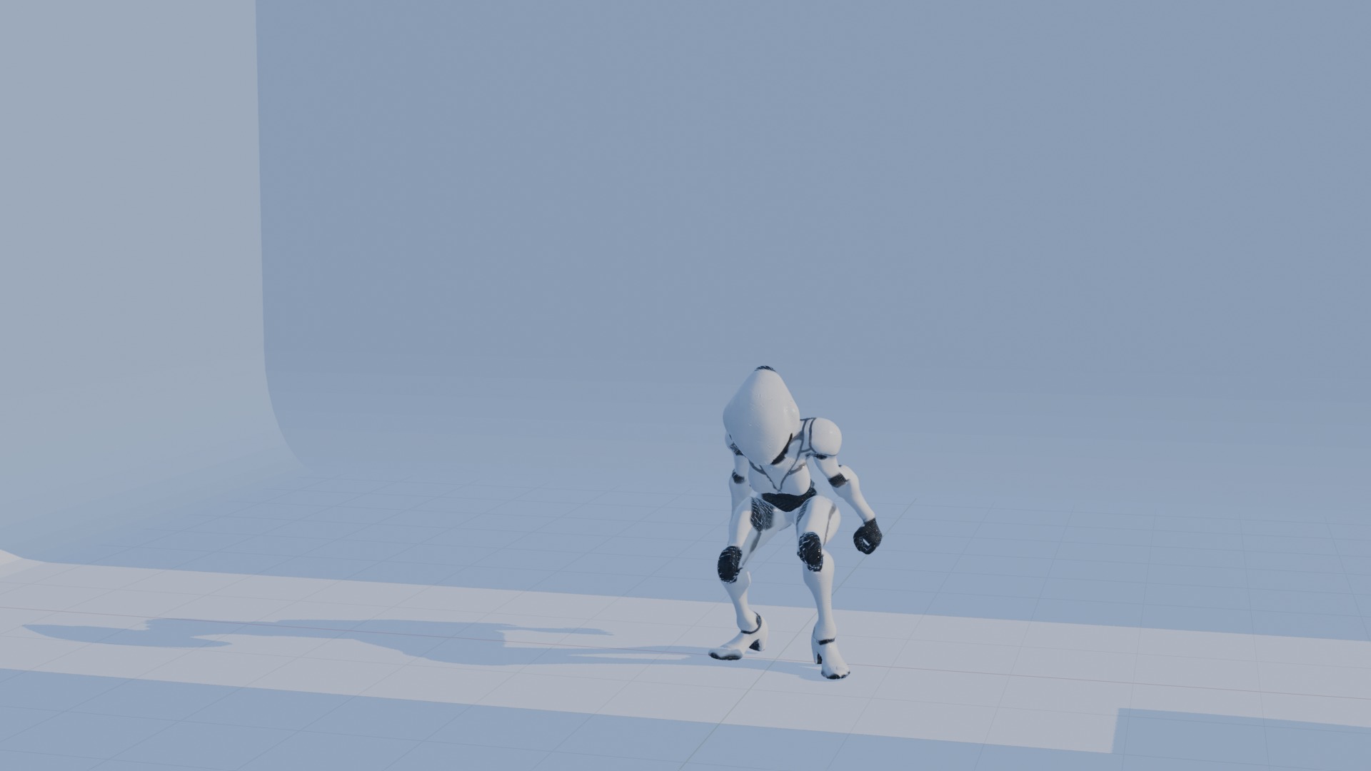 Cyber Sentinel - Game Optimized Character Low-poly 3D model_76