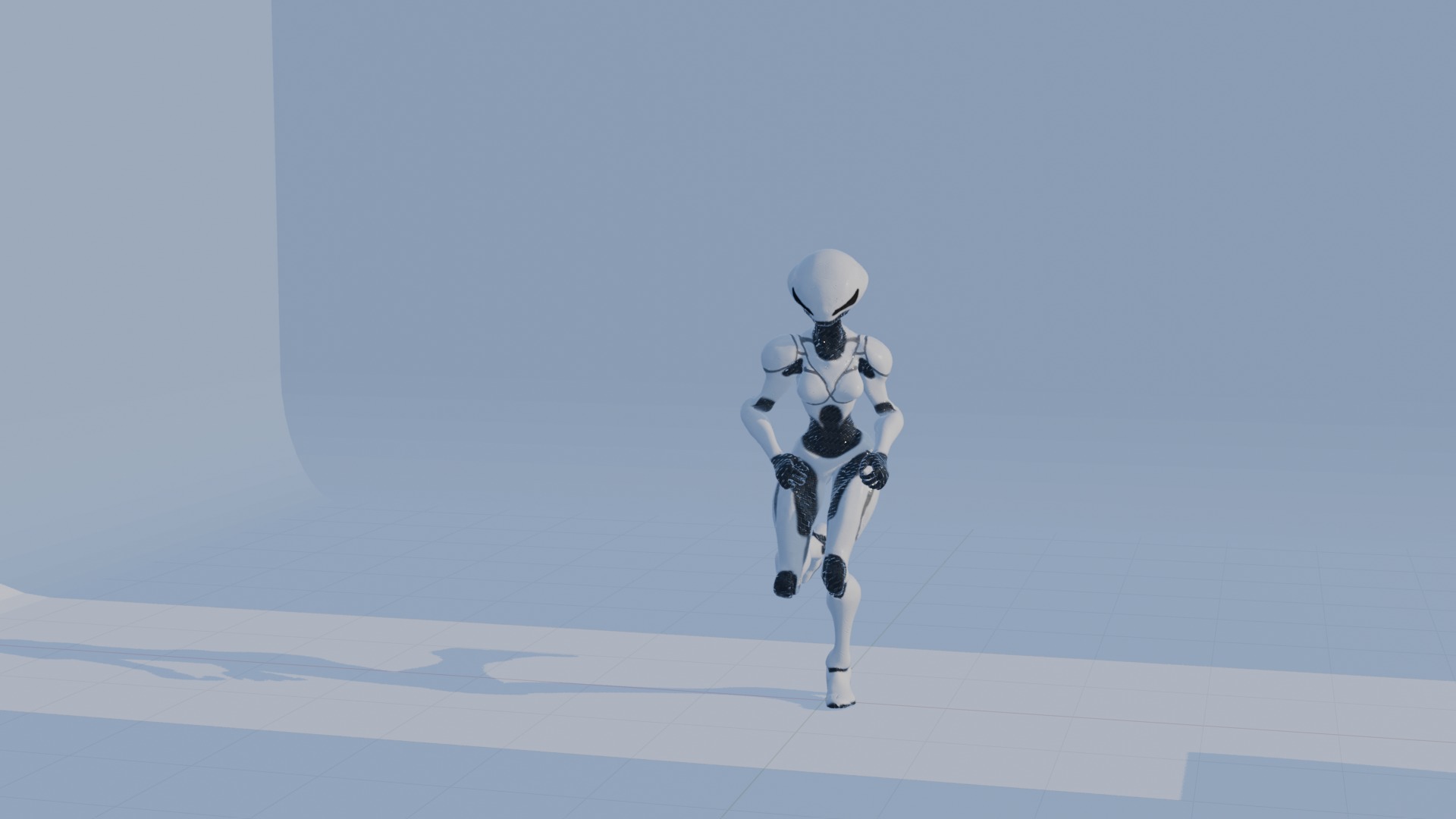 Cyber Sentinel - Game Optimized Character Low-poly 3D model_94