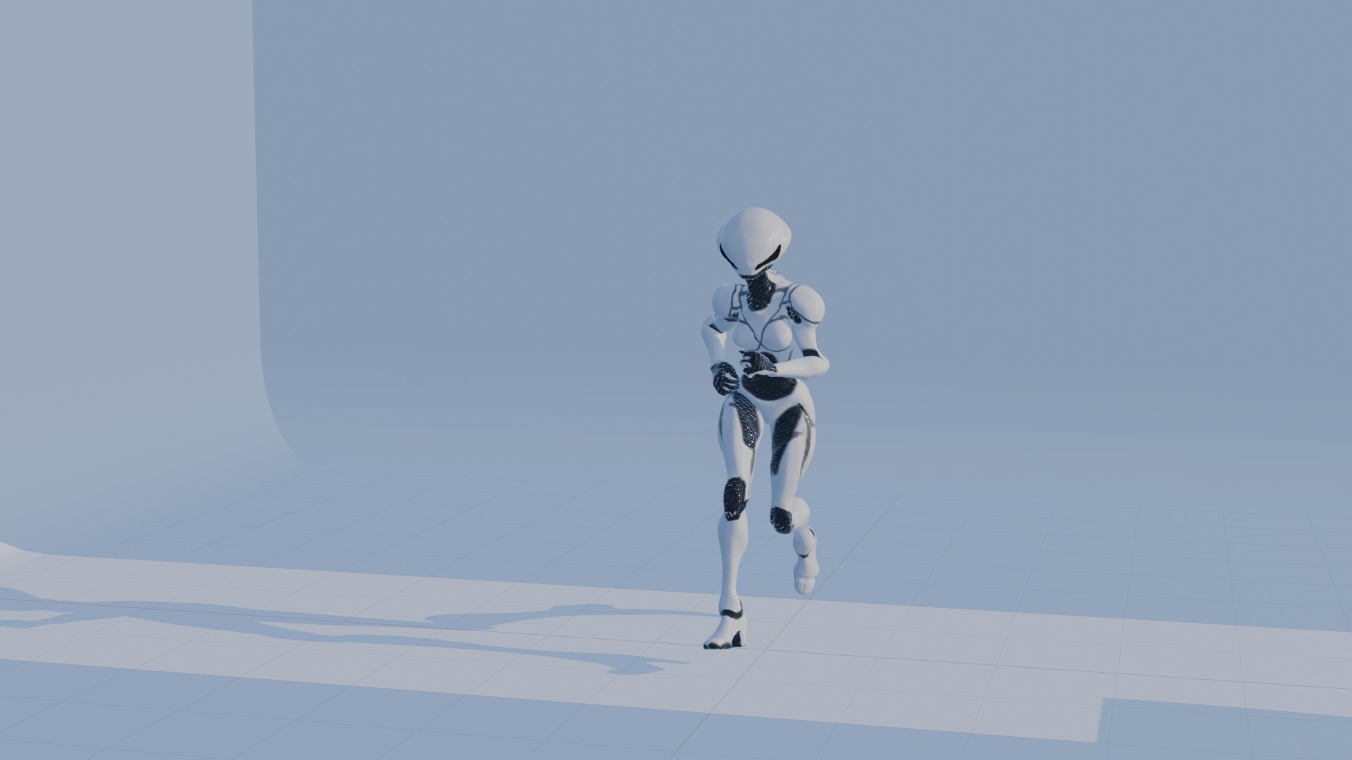 Cyber Sentinel - Game Optimized Character Low-poly 3D model_91