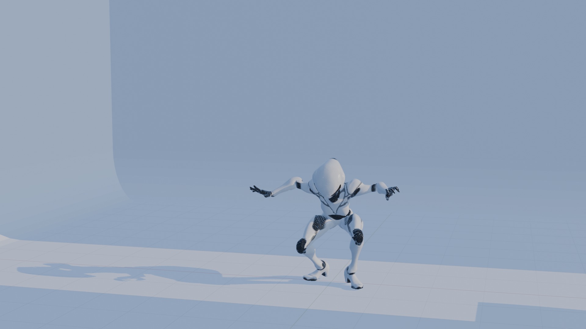 Cyber Sentinel - Game Optimized Character Low-poly 3D model_100