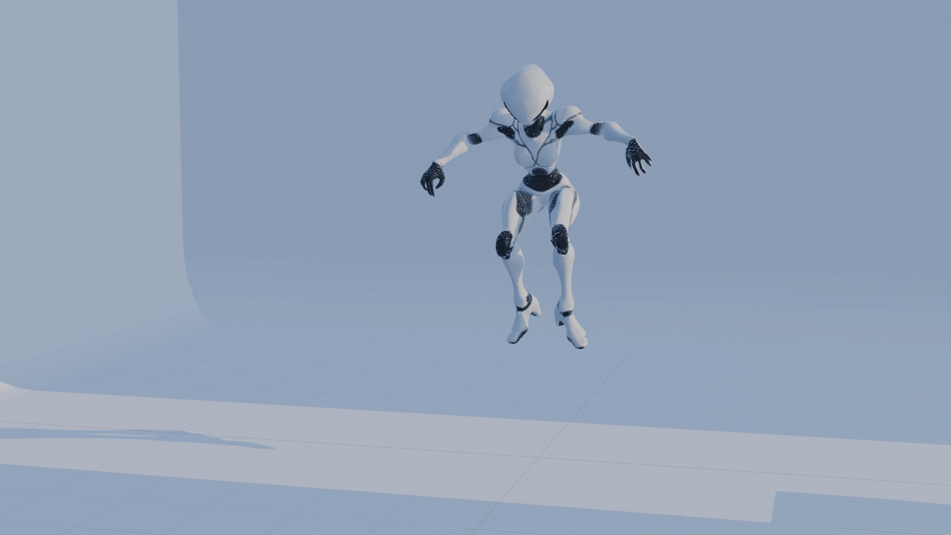 Cyber Sentinel - Game Optimized Character Low-poly 3D model_34