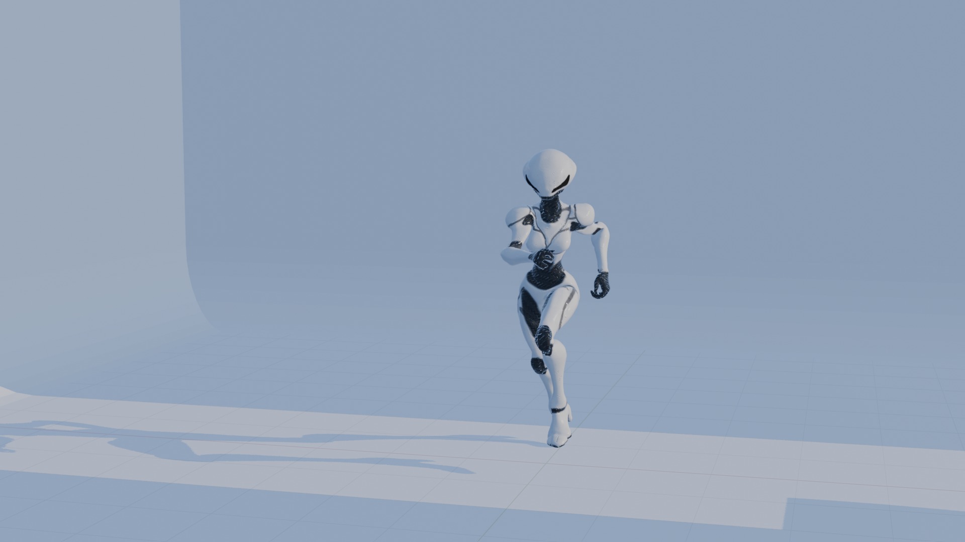 Cyber Sentinel - Game Optimized Character Low-poly 3D model_44