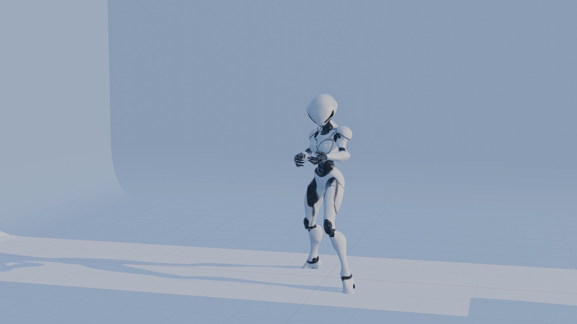 Cyber Sentinel - Game Optimized Character Low-poly 3D model_85