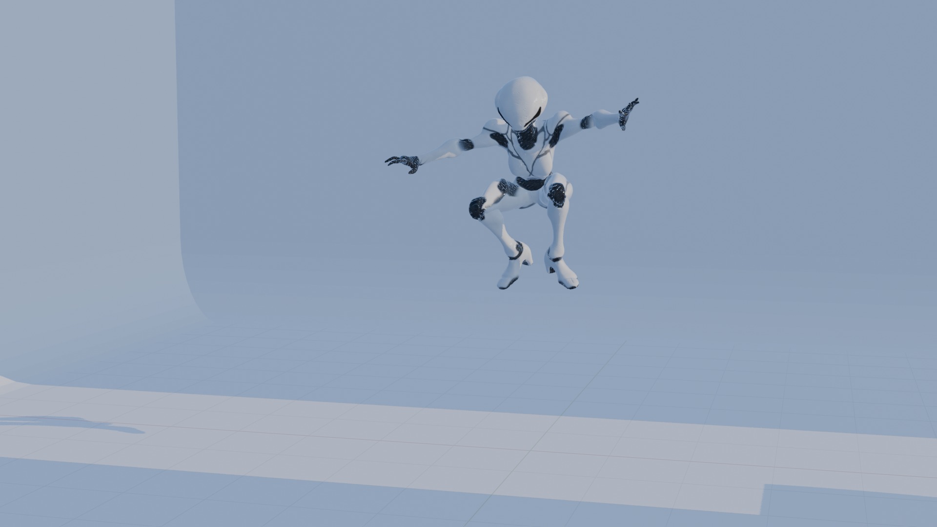 Cyber Sentinel - Game Optimized Character Low-poly 3D model_32