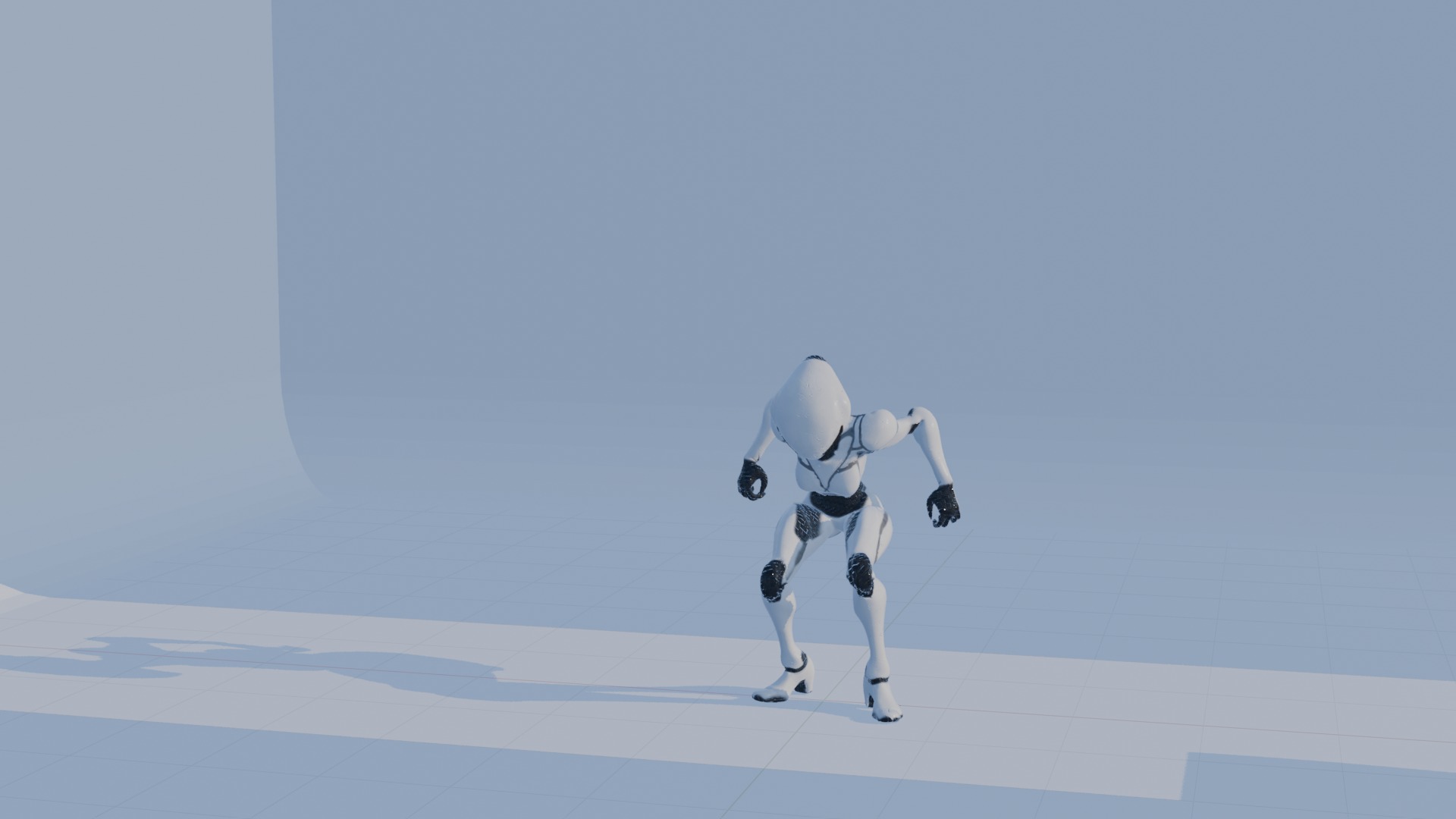 Cyber Sentinel - Game Optimized Character Low-poly 3D model_74