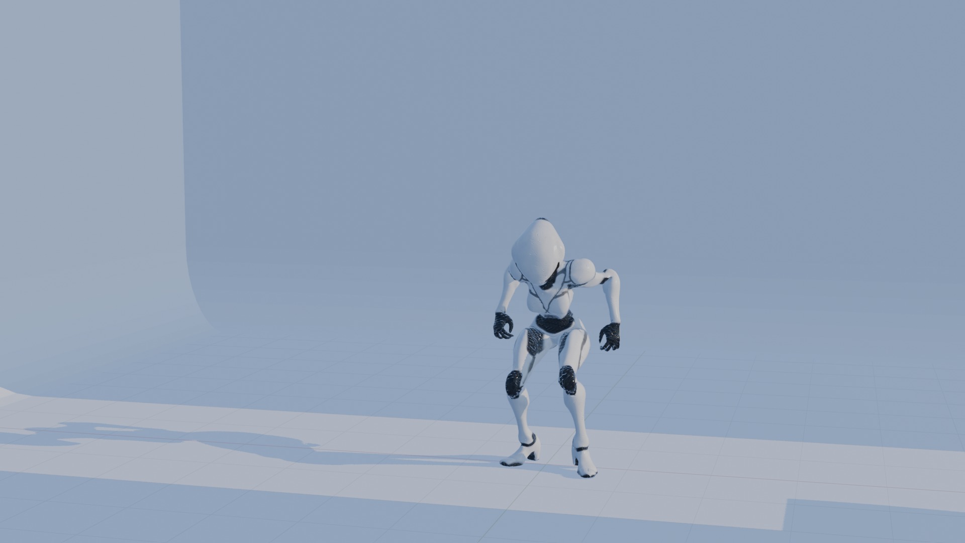 Cyber Sentinel - Game Optimized Character Low-poly 3D model_61