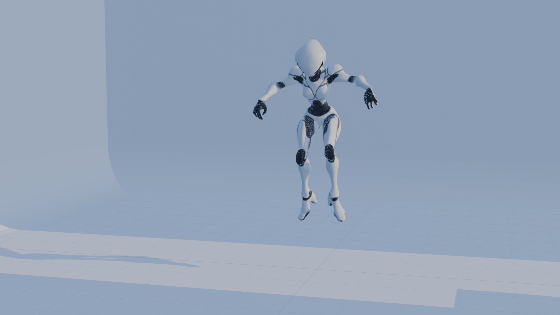Cyber Sentinel - Game Optimized Character Low-poly 3D model_58
