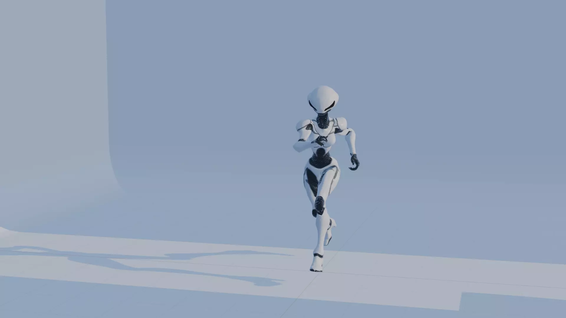 Cyber Sentinel - Game Optimized Character Low-poly 3D model_0