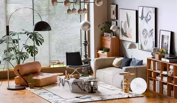 Living Room Interior Scene