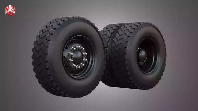 Markos Special Wheels and Tires  MSWT -1 3D model