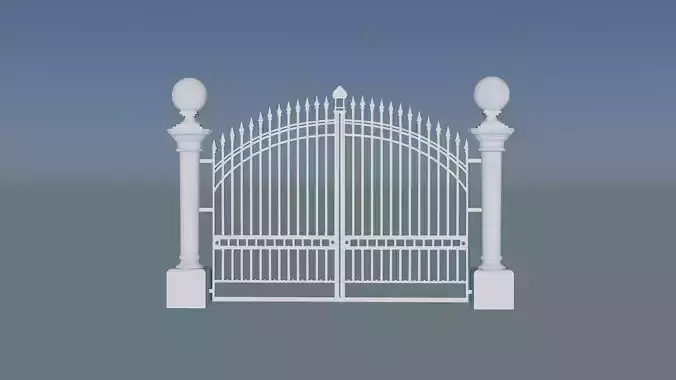 Classic Gate Door 3D print model